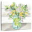 Yarlin, aquarelle, citrons, pot Mason, Shiplap