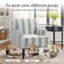 Arian 73 Cm Wide Cotton Armchair-2038445126