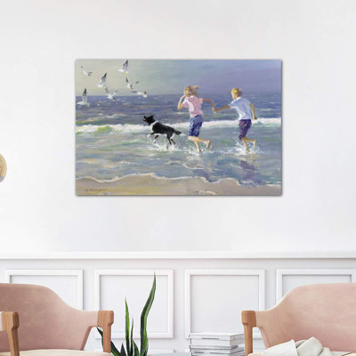 The Chase 1 Piece Wrapped Canvas Painting