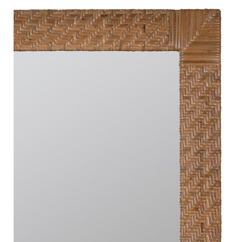 Prudence Rattan Rectangle Mirror