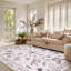 Tapis moderne ultra-mince antidérapant lavable à motifs d'insectes pour salon-1139842764
