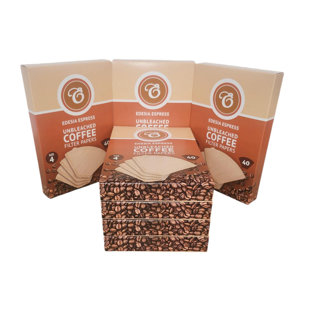 7 X 40 Size 4 Brown Coffee Filter Paper Cones