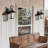 Antonache 1-Light Black Seeded Glass Outdoor Wall Latern Sconce Light (Set of 2)