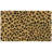 Leopard Black Animal Print Doormat