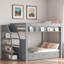 Convertible Bunk Bed With Storage Staircase, Bedside Table And 3 Drawers-2119192153