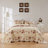 Antique Rose Cotton Reversible Quilt Set-17829499-85651658