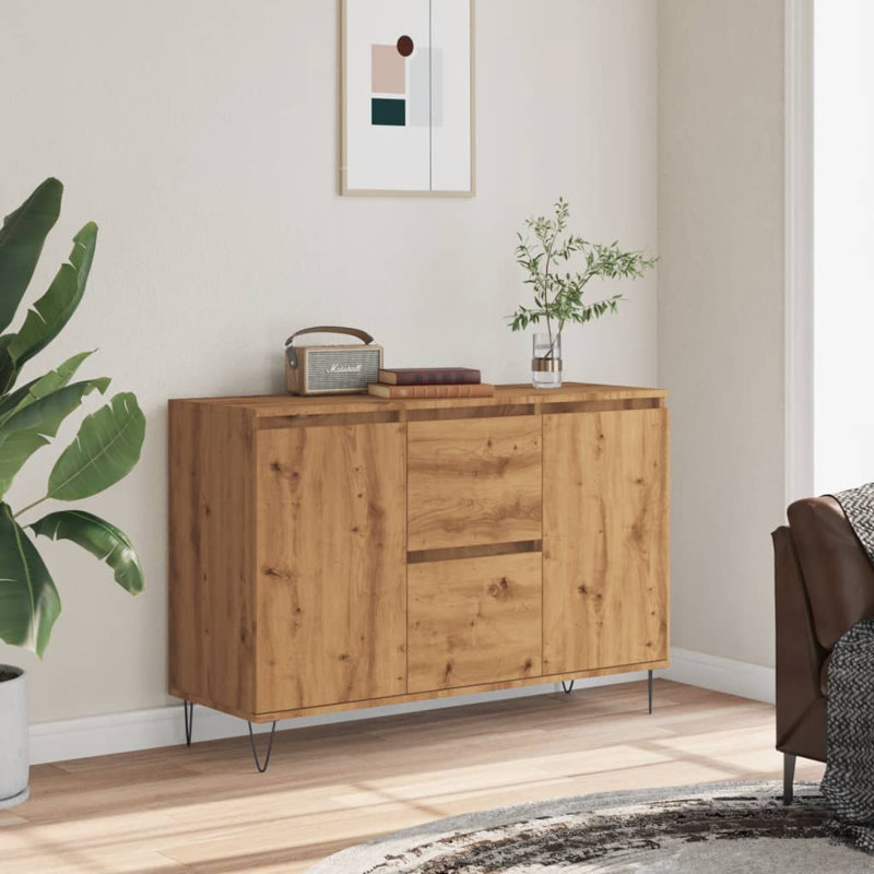 Alixe 104cm Sideboard, Artisan Oak