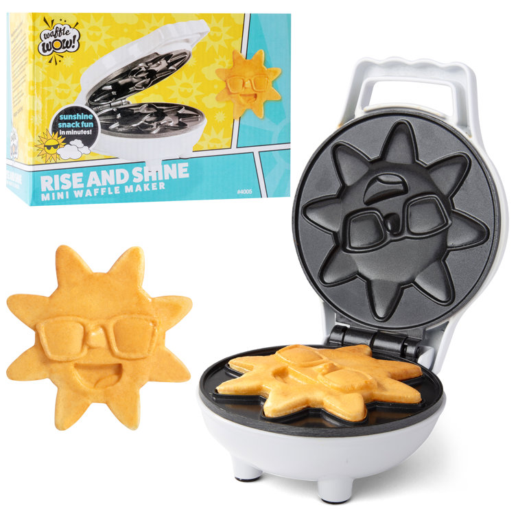 Rise By Dash Snowflake Mini Waffle Maker 