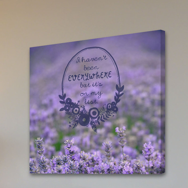 « everywhere » par robin, reproduction d’impression sur toile tendue, H 48 po x l 48 po x P 1,5 po