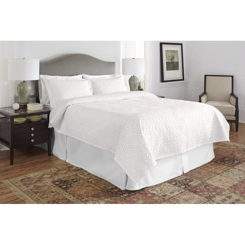 Modern & Contemporary Cotton Blend Percale Quilt, Full/Queen