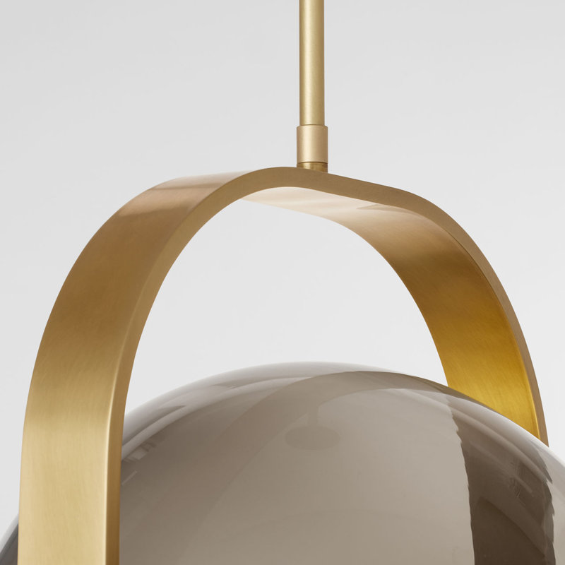 Fues Medium Pendant, Brown