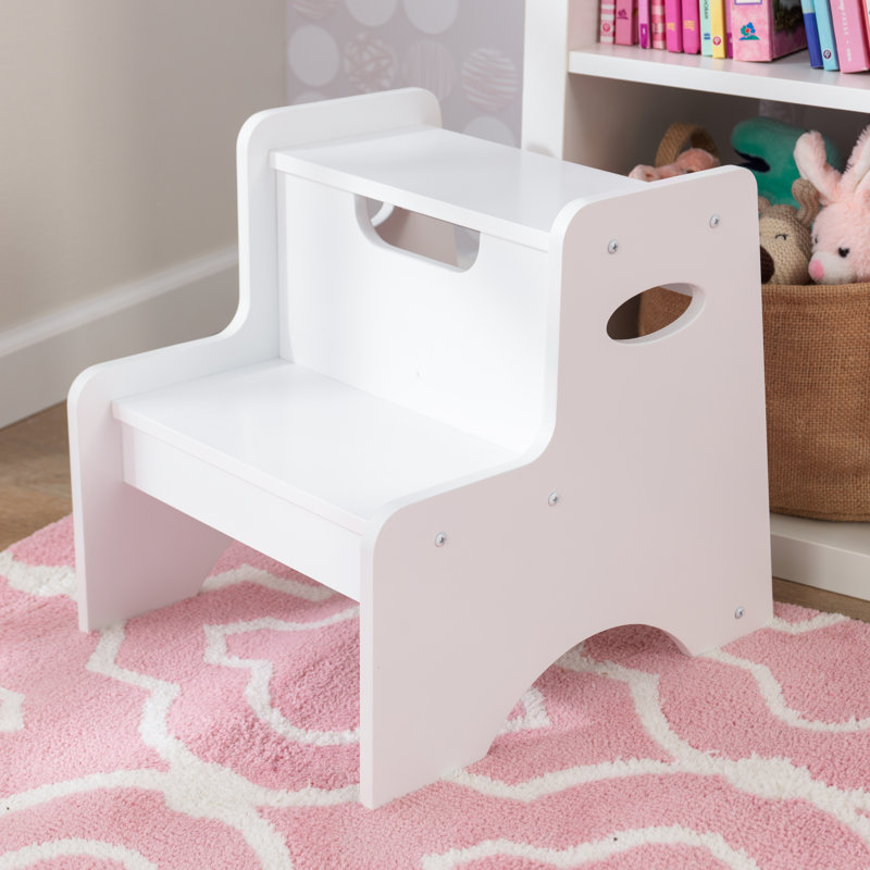 2 - Step Stool, White
