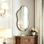 Buckwalter Asymmetrical Metal Framed Wall Accent Mirror-327586062-327276010