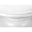 Table d'appoint moderne moderne en métal blanc