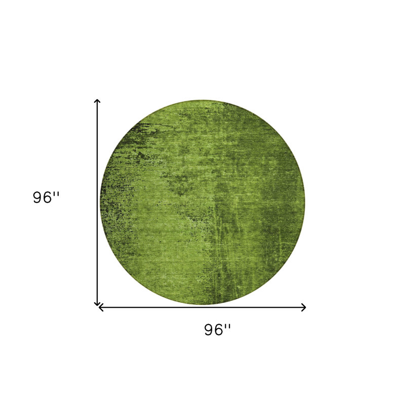Tapis extérieur rond rond 8 po