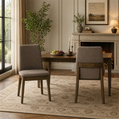 Upholstered Armless Dining Chairs(Set Of 2)