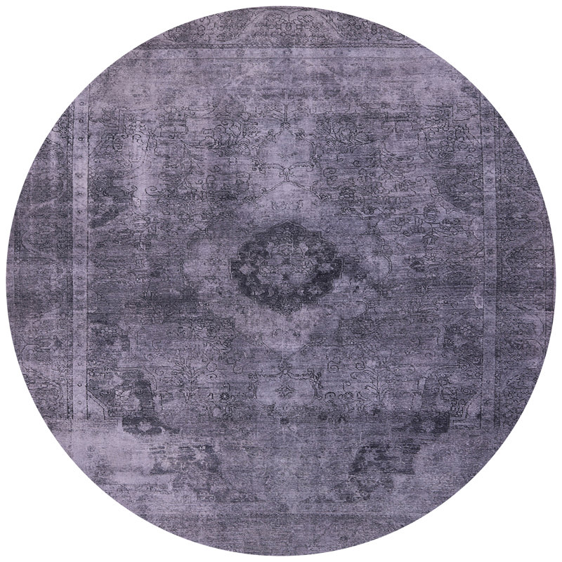 Tapis oriental gris, Rond 4 pi