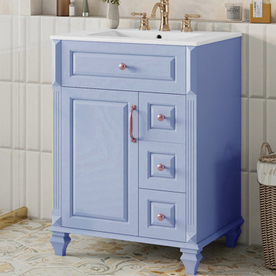 24'' Bathroom Vanity With Undermount Ceramic Sink