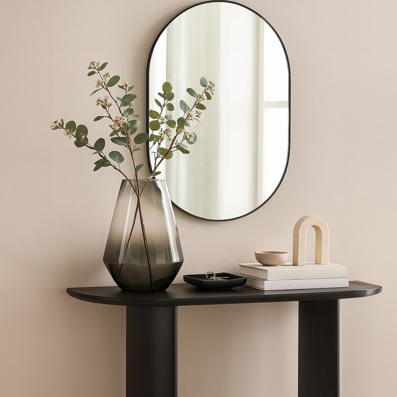Alexa Glass Table Vase, 26cm H x 22cm W x 22cm D