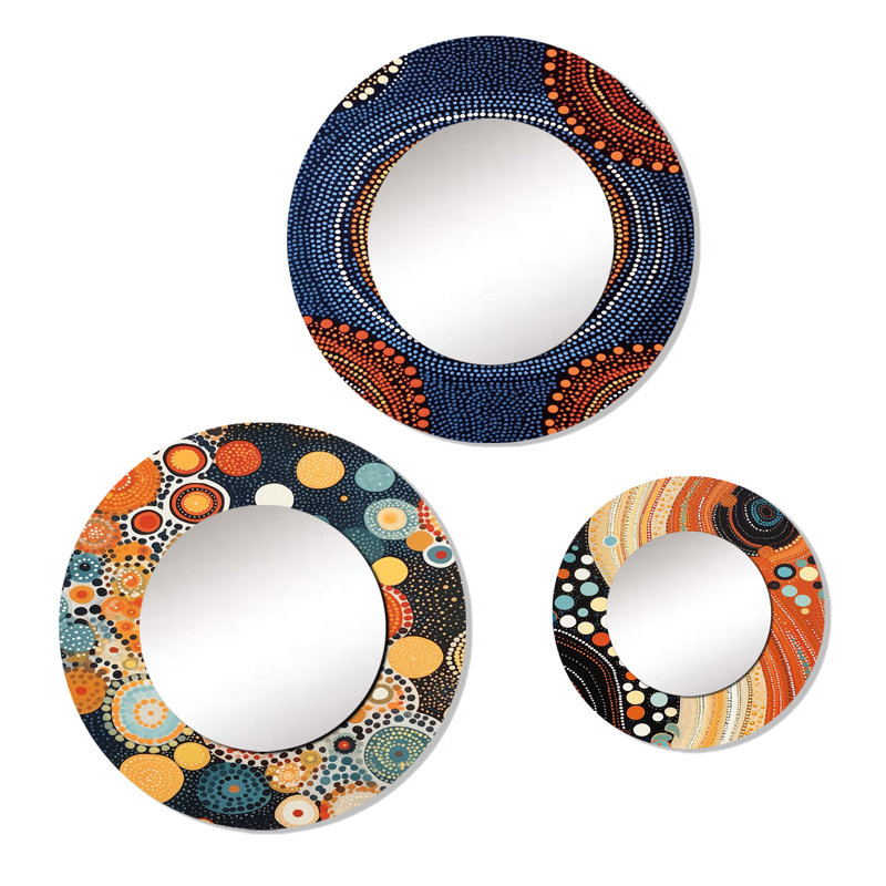 Miroir mural rond