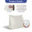 Velvet(100% Cotton) Sofa Back Support Wedge Pillow Decorative Bed Throw Pillow, White Compression-118027123