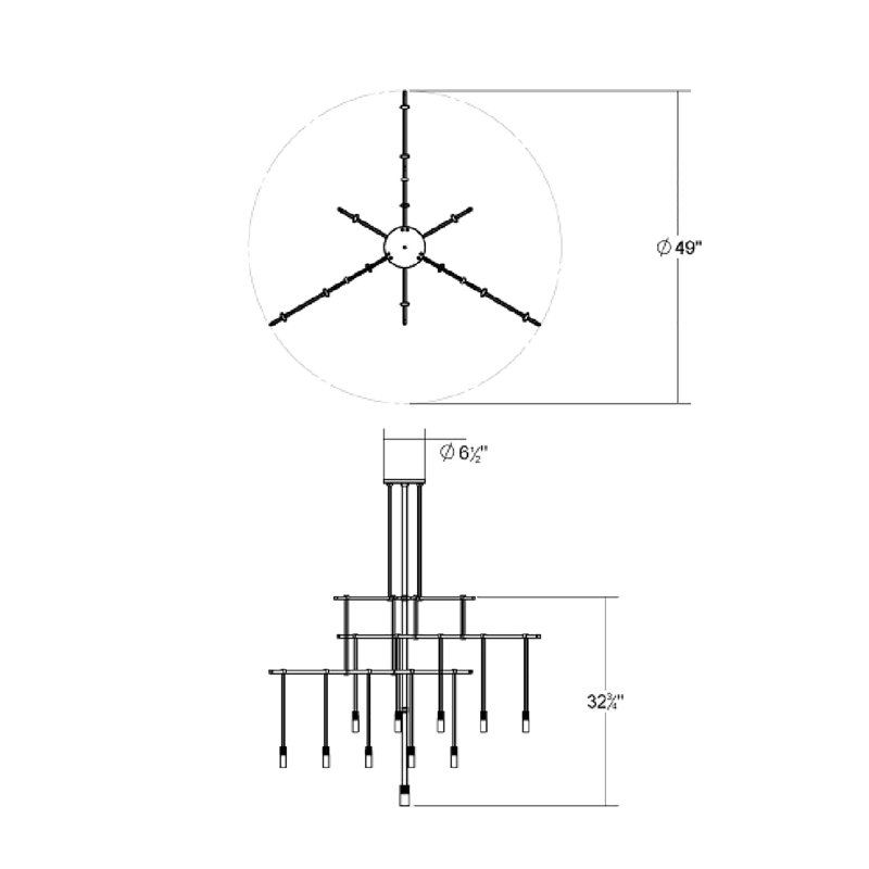 Suspenders® 15 - Light LED Pendant