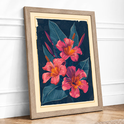 Luminous Blooms Botanical - Framed Print