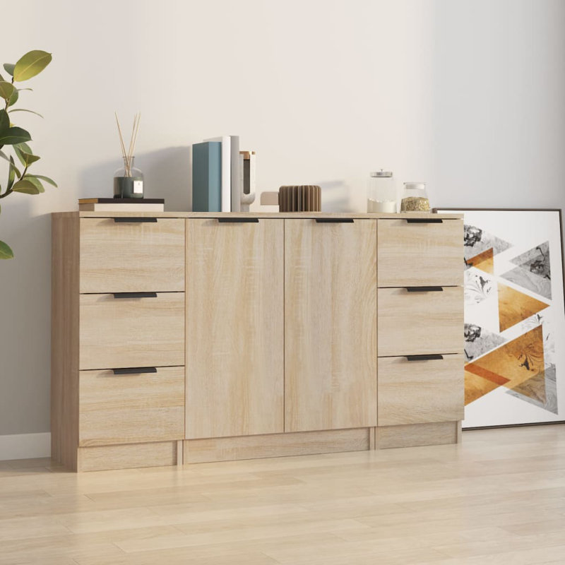 Kwinton 60" Wide 6 Drawer Sideboard