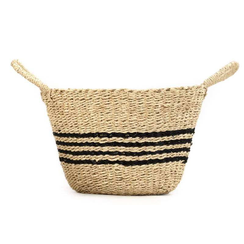 Panier en en rotin tissé, H 10 po x l 15 po x P 15 po