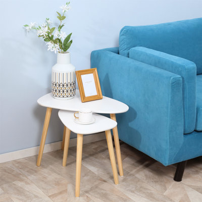 Arete Triangular Nesting Side Tables