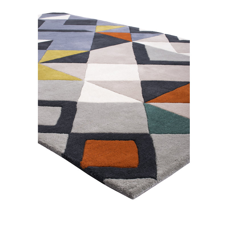 Mclea Geometric Hand Woven Area Rug, Rectangle 140 x 200cm