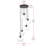 Janna 5-Light Globe Cluster Pendant-1605100887-1605100890