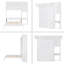 Lit escamotable mural avec bureau, armoire supérieure et tablettes de rangement, lit pliable peu encombrant-1108162783-1108162720
