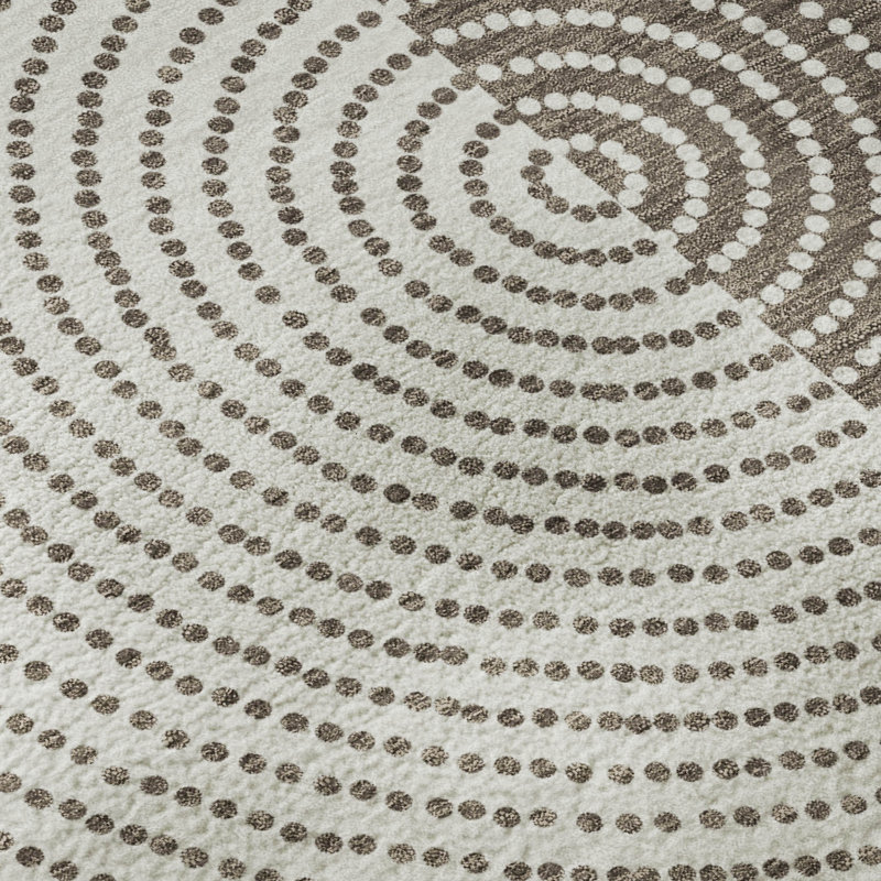 Premium Machine Washable Mayfield AMF2281 Geometric Rug, 3' x 5', Brown