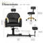 Fauteuil de pédicure avec bain de pieds massant, fauteuil de spa pivotant à 360° - Noir-135791485