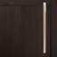 Poignée à poignée Crest Collection - Poignée d'armoire centrale à centrale de 12 po en nickel satiné - Quincaillerie de style Mid-Century moderne pour tiroirs et armoires-91078177-116641573