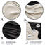 Black White Marbled Dreamscape II - Modern Geometric Metal Wall Decor-44214974