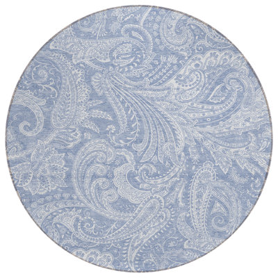 Fareham Washable Paisley Indoor / Outdoor Rug