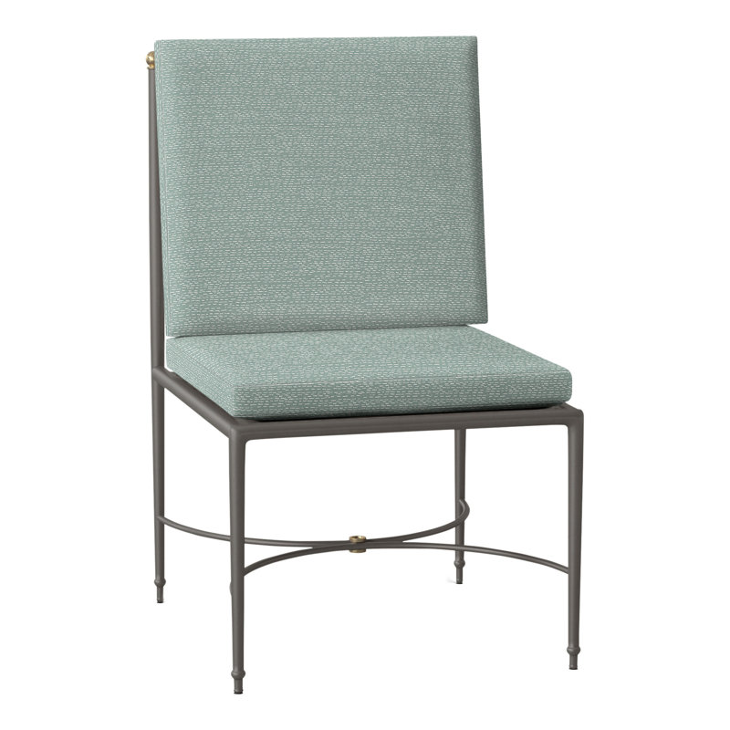 Chaise d'appoint en aluminium Roma, Pas de soudure, Perigold Arigato Patina