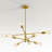 8-Light Modern Sputnik Chandelier for Dining Room with 4 Heights-127269774
