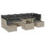 289cm Wide Patio Sofa with Cushions