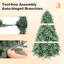 Arbre de Noël artificiel épinette bleue non éclairé -524524940