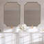 Miroir de salle de bain Tariro Cadre en acier inoxydable-1442385053-1442385054