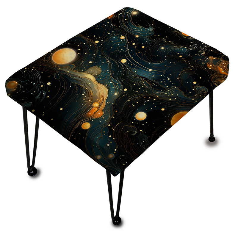 Motif céleste céleste Constellations - motif géométrique rectangulaire