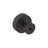 Radius 1-1/4 inch (32mm) Diameter Matte Black Cabinet Knob-50304477