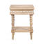 Table d'appoint de salon en bois Patpre