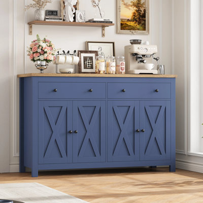 Buffet 2 tiroirs 55,1 po de largeur