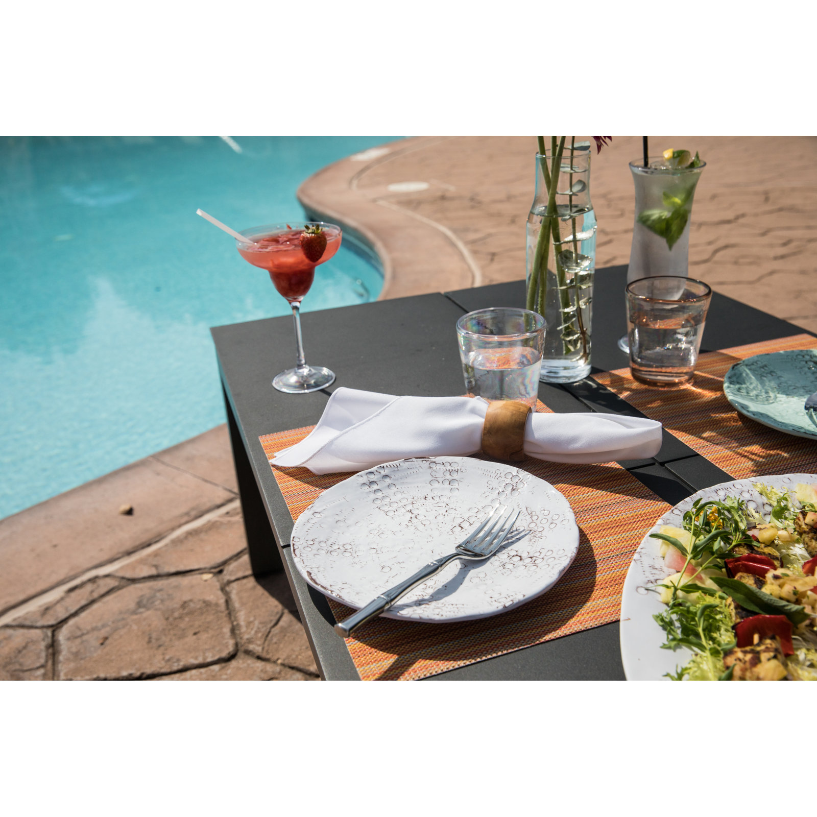 Eddie 11.25" Melamine Dinner Plate, White