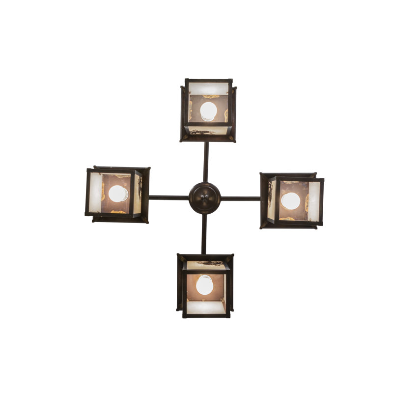 Seneca Winter Pine 4 - Light Chandelier