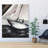 Boat in a Violent Storm - Gray Contemporary Canvas Art